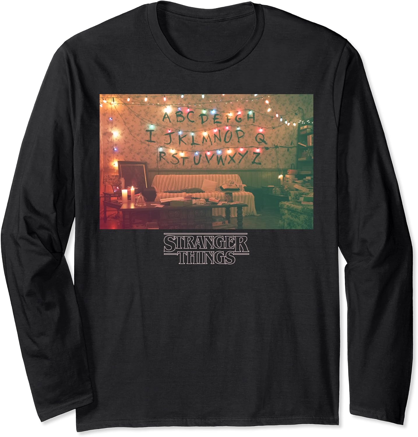 Comment Regarder Stranger Things Sans Netflix Gratuit Netflix Stranger Things Christmas Lights Portrait Manche Longue : Amazon.fr
